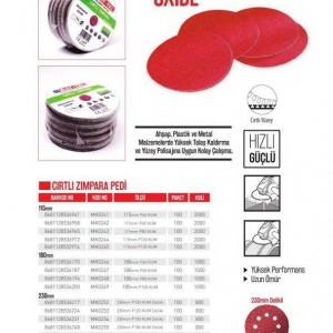 BAYTEC/SARA MK0244/S583 115LİK 100 KUM CIRT ZIMPARA 1*100