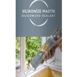 *LS33 SİBAX GRİ SİLİKONİZE MASTİK 500GR 1*30