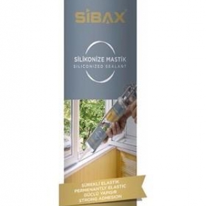 *LS33 SİBAX BEYAZ SİLİKONİZE MASTİK 500GR 1*30